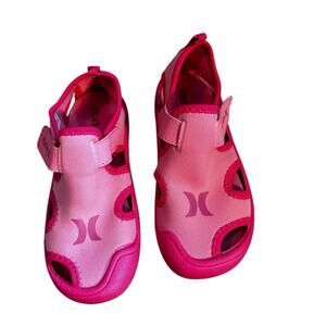 Hurley Kona Toddler Pink Water Shoes Size 10C, Closed Toe NWOT